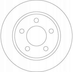 TRW Féktárcsa Mazda Hátsó 3