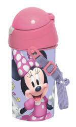  Disney Minnie Smiles műanyag szívószálas kulacs akasztóval 500 ml