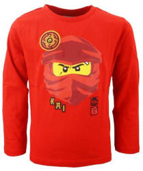 LEGO® Ninjago Red gyerek hosszú ujjú póló, felső 3 - 8 év / 98 - 128 cm