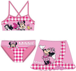  Disney Minnie Checkered gyerek bikini és szoknya szett 4 - 10 év / 104 - 140 cm