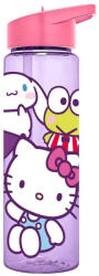  Hello Kitty Friends műanyag szívószálas kulacs 600 ml