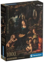  Művészet Sziklás Madonna Da Vinci 1000 db-os Compact puzzle Clementoni