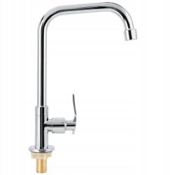  Konyhai Mosogató Csaptelep Forgatható Pultra Szerelhető Csaptelep Krómozott Magas (JY38781)