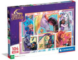 Unikornis Akadémia Friendship 104 db-os Super puzzle Clementoni