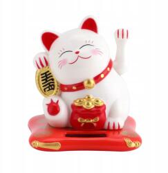  Napelemes Figura Japán Cica Szerencse Bábu Neko Mozgatja A Mancsát 7 CM (JYA02919-02)