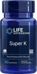 Life Extension Super K, Vitamina K1, K2 (MK-4 și MK-7), 90 capsule softgel