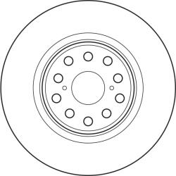 TRW Disc frana TRW DF6827S (DF6827S) - fixbox