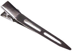 Fém hajcsipesz berakó 1 lábas ezüst színben 1 db