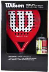 Wilson Rachetă padel Wilson Optix XP Padel Kit Box - red (WR202110U2)