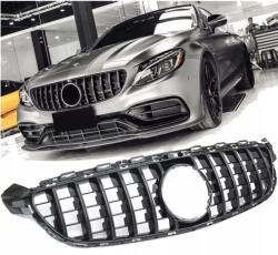 Automaniac Atrapa Grill Mercedes W205 S205 C205 Panamericana C63 Amg Gt Fekete Fényes