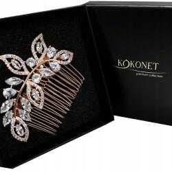 Kokonet Esküvői fésű Rose minőség garancia Kristályok (4-0087)