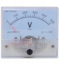 Analóg Voltmérő 0-500 V Négyszögletes (GS24025)