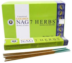 Golden Nag Vijayshree7 Herbs 7 Gyógynövény Füstölő