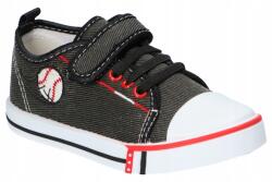 American Club TEN122 Tornacipő, Gyerek Tornacipő, Bőr Talpbetét Blk 26 (TEN122/24)