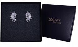 Kokonet Finom fülbevaló a fülhöz simuló, káprázatos ezüst Levélkék boho glamour prémium (8-0563)