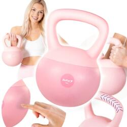 DrFit Kettlebell Súlyzó Fitnesz Edzéshez Rózsaszín 8 kg DrFit (DF KET - 11)