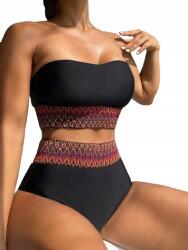 Shein Fekete Kétrészes Fürdőruha Állítható Pánttal L 1HD