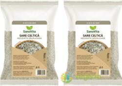SANOVITA Pachet Sare Celtica Grunjoasa 500g + 500g