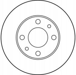TRW DF1721 Féktárcsa Fiat/lancia P