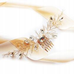 Kokonet Arany hajdísz dekoratív Fésű kristályok (4-0170)