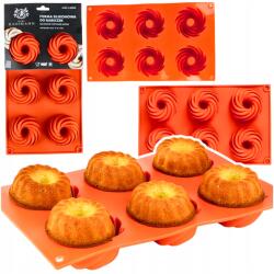 Karl Hausmann Szilikon Muffin Forma Csokoládé Muffin Csavart Szappan Gyertyák (5905155026033)