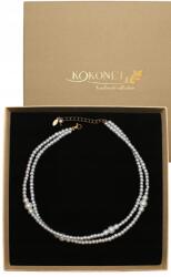 Kokonet Gyöngy nyaklánc aranyozott áttört choker Elegáns esküvői klasszikus Trendi (6-0056)