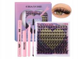  Bonding Szempilla Kezdő Szett Diy Szempilla 120 Csomó D Curl Cluster Lashes (UXXU2565626)