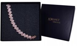 Kokonet Esküvői karkötő rose gold strasszokkal elegáns Elegáns fényes (8-0568)