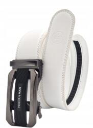  Öv csattal Fehér Elegáns Bőr Öv nadrághoz Ajándék Neki (pasek biały z klamra elegancki męski)