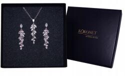 Kokonet Esküvői szett finom Gyönyörű silver levelek Glam (8-0447 + 8-0445)