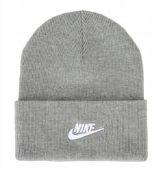 Nike Téli sapka Nike Peak Futura Beanie dark grey heather/white