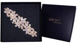 Kokonet Arany hajdíszítő mandzsettagomb elegáns dobozban esküvői Ajándék (Ozdoba do włosów spinka z listkami)