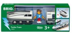 BRIO Влаков комплект с вагон и оътник - Turbo Train - Brio (36003_1)