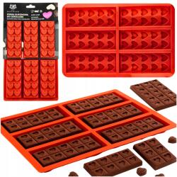 Karl Hausmann Szilikon Csokoládé Forma Muffin Szappan 6xSZÍV Csokoládé (5905155025678)