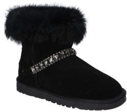  Dimar P052 Hótaposó Szőrmés Boka Csizma Téli Bőr Női Cipő Bk 36 (P052)