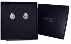 Kokonet Esküvői fülbevaló Csipeszek finom szemek a fülnél (Kolczyki ślubne KLIPSY delikatne oczka)