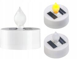 POLIFACH Szolár lámpa, dekorációs Led gyertya, napfény hatására láng effektus, P-620 (P-620)