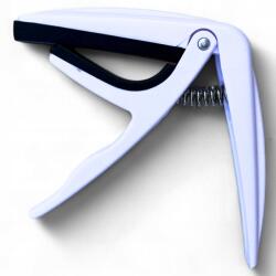 Kazoo Polska Kapodaster ukulele mandolin bendzsó fehér műanyag tartós erős capo (KUB1)