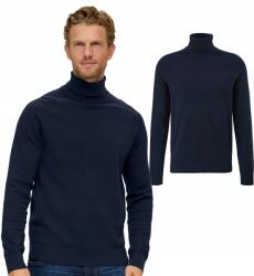 s.Oliver Férfi golf pulóver s. Oliver sötétkék 3XL Regular Fit 100% pamut (10.3.11.17.170.2134613.5978.3XL)