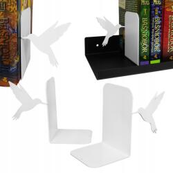 Fém könyvtartó állvány Madárka Loft 2 Db-os (PODSTAWKA NA KSIĄŻKI BIAŁY)