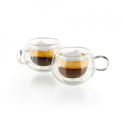 Luigi Ferrero Set cesti espresso cu maner Luigi Ferrero Coffeina FR-8016 95ml, 2 bucati 1006345 (1006345)
