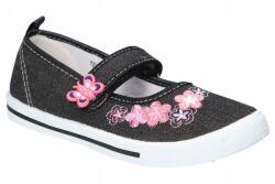 American Club TEN119 Balerinacipő Gyerek Tornacipő Tépőzáras Bőr Talpbetét B 33 (TEN119/24)