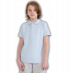 4F Póló Elegáns Kék Póló Gombokkal 140-ES Méret (4FJWMM00TPTSU513-33S)