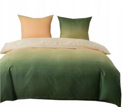 Strefa Spania Ágynemű garnitúra 160x200 ombre ágynemű kétoldalas krém zöld