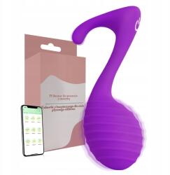 Női viselhető vibrátor 9 távvezérlési mód App vibráló (Toieenk)