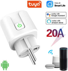 Rovo Priza inteligenta Rovo CZ04 WiFi, 20A, Monitorizare energie, Alexa, Google Assistant (CZ04) - rovo