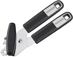 FACKELMANN Deschizator de conserve Fackelmann 25770 20 cm SENSE cu maner antiderapant si ergonomic la atingere, inclusiv deschizator de sticle, perforator si deschizator de sticle (culoare: argintiu/negru), cant