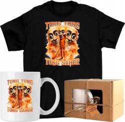  Bögre szett Póló brainrot Tung Tung Tung Sahur 3 Kész Ajándék 152 (AP44.27.152)