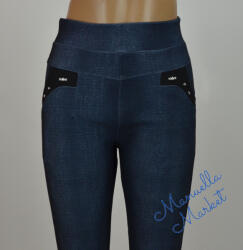  Osztott Derekú, Farmer Hatású Leggings-Nadrág! M-es