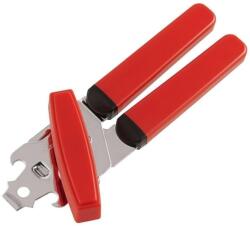 FACKELMANN 09141 Deschizator de conserve pentru stangaci 20 cm RosuArgintiu (9141)